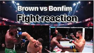 Реакция на бой UFC Vegas 111 | Рэнди Браун против Габриэля Бонфима | Бонфим нокаутирует Брауна во...