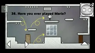 That Level Again 2 - Level 36. Have you ever played mario? solution