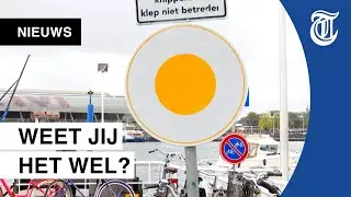 Niemand weet wat dit verkeersbord betekent