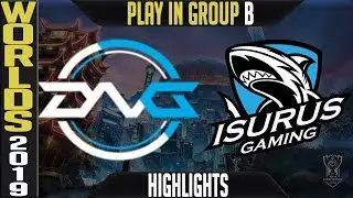 DFM vs ISG Highlights | Worlds 2019 Play In Day 1 Group B | DetonatioN FocusMe vs Isurus Gaming