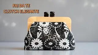 🌸 Мастер-класс по изготовлению клатча в технике макраме с кружевом и деревянной застежкой 🌸 Клатч...