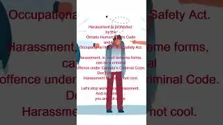Harassment can be a criminal offence in Canada#harassmentcase #bullyingstopsnow