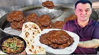 ULTIMATE PAKISTANI FOOD, fresh peshawar Chapli kebab, lamb Karahi ...
