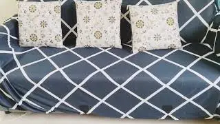 3 seater sofa cover elastic/stretchable|| meesho sofa cover||under500rs. #meesho