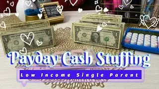 $400 low income single parent biweekly cash stuffing