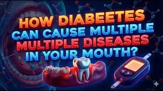 How Diabetes can cause multiple diseases in your mouth?