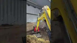 Yanmar sv26 and rototilt mucking out