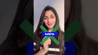 ❌ Common Grammatical Mistake - Rectify now ✅ #shorts #grammar #pronunciation