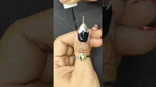 Begginers friendly easy nail art design 😍 #postviralシ #nailarttutorial #nailart#youtubeshorts