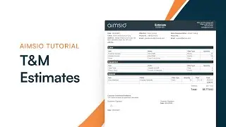 Aimsio Estimates: Speedy Time & Material Quotes