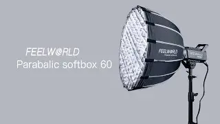 FEELWORLD FSP60 Parabolic Softbox 60CM for Videography Studios or Outdoor Shoots