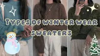 Types of women winter wear sweaters ☃️ | women sweaters with name's