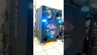 Caixa Sony sh2000 Modificado com strobo ajk 🔊 increvase no canal, da like, Tmj👍