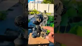 Most Amazing Solar welcome Bear Statue ! 