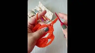 How to crochet for beginner step bu step slowly #knitting #&ouml;rg&uuml;