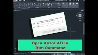 how to open Autocad in Run Command