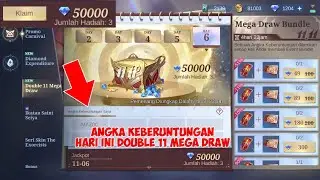 CARA DAPATKAN JACKPOT 50.000 DIAMOND GRATIS DI EVENT DOUBLE 11 MEGA DRAW MOBILE LEGENDS - ANGKA HOKI