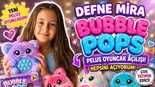 DEFNE MİRA BUBBLE POPS PELUŞ OYUNCAK KUTU A&Ccedil;ILIŞI ❗️