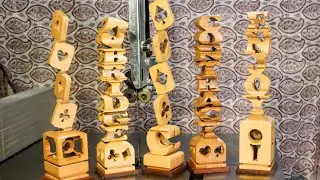 Wooden Trophies by Scroll Saw and Band Saw