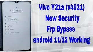 Vivo Y21A v2149 Google Frp Lock Bypass  Android 11#12