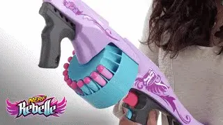 NERF Rebelle Fearless Fire Blaster | Product Demo