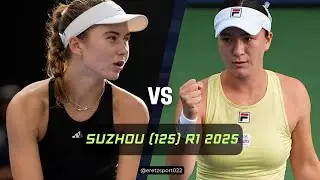 Suzhou (125) 2025 R1: Iva Jovic [1] vs. Lulu Sun [SE] Highlights