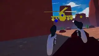 Train chase VR gameplay
