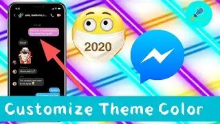 How to Customize Messenger Background Theme| ប្តូពណ៌ឆាត