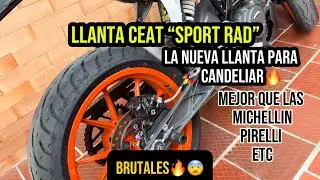 Ceat Sport Rad // duke 200 Candeleo🔥con esta espectacular llanta😍 #colombia #ktmduke200 #ceat #ktm 