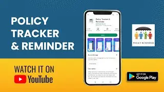Introduction to Policy Reminder & Tracker application