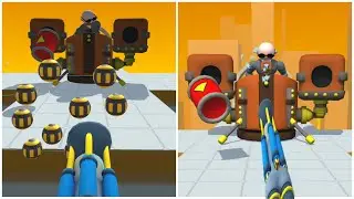KNOCK THEM ALL ALL LEVELS #200 GAMEPLAY WALKTHROUGH PART 17 (ANDROID & IOS) | ALL GUNS UNLOCKED |