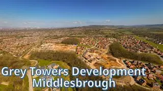 By Drone - Grey Towers Development - Middlesbrough