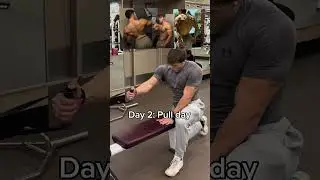 My current split for maximum gains and crazy pumps 💪 #gym #bodybuilding #gymroutine #workoutsplit