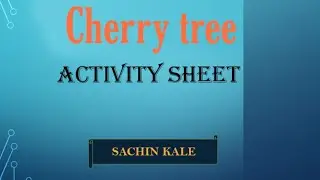 2.1 cherry tree Activity sheet