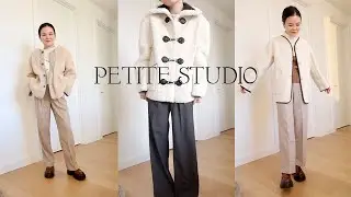 BEST BRAND FOR PETITES | Petite Studio fall winter try on haul & review, petite outfits 2023
