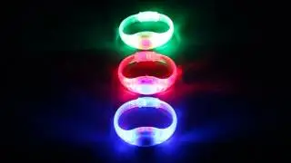 Sound Sensitive Flashing LED Bracelet Gangnam Style
