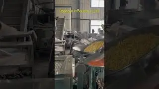 Popcorn production line for popcorn manufacturer #popcorn #machine #industrial