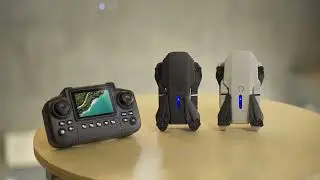 E88 Upgraded version of Optical flow screen-controlled folding drone with double camera