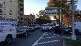 NYPD STRATEGIC RESPONSE GROUP 3 POLICE INTERCEPTOR UTILITY RESPONDING INTO MAJOR NYPD INCIDENT.