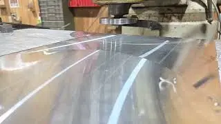 DIY flycutter doing the job (3d printer bed upgrade