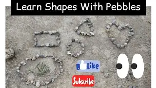 Pebbles Activity | Learning for kids | Shapes Learning with pebbles | SM Learn with Fun