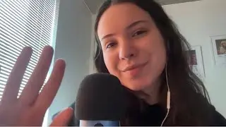 ASMR Sleepy Triggers (hand movements, inaudible whispers, tapping)