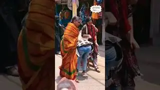 #feet touching #comedy👍🤣 #funny respect#prank #shortsviral #youtubeshorts video