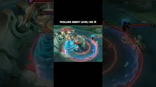 trolling enemy level: 100 😂 #mlbb #MLBBCreator #MLBBNEXT2025 #mobilelegends #Dyr #dyrroth