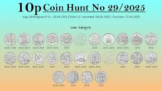😁 A Find Is A Find - 10p Coin Hunt No 29/2025 For Alphabet Letters, Territories & World Coins