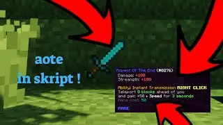 ! * creating the aspect of the end from skyblock in * skript !