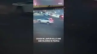Caught on Camera: Speeding Audi Crashes Into Food Stall in Jaipur | Firstpost