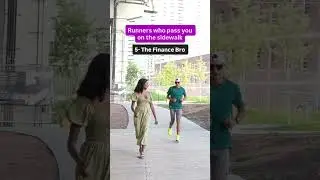The seven RUNNERS who pass you on the sidewalk🏃&zwj;♀️🏃&zwj;♂️💨