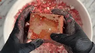 New Chalk Experiment | Crunchy Citric Acid Soaked | Soft Dyed Chalk | Oddly Satisfying #ASMR