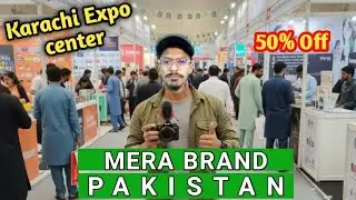 Karachi Expo Center | Mera Brand Pakistan Exhibition 2025 | Full Vlog & Interviews #Expo #Huzaifah